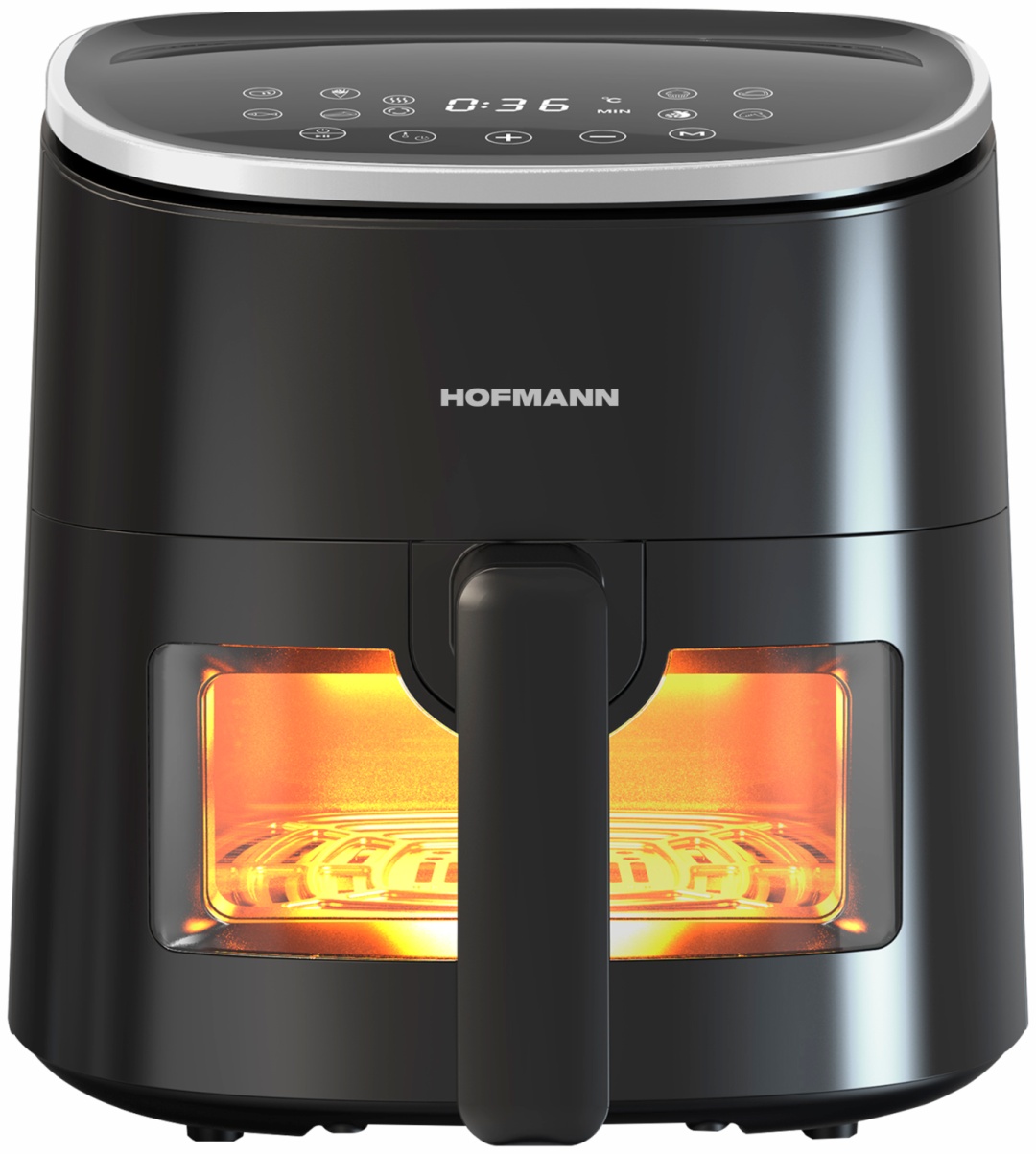 Фритюрница Hofmann SAF1308TPBK/HF черный