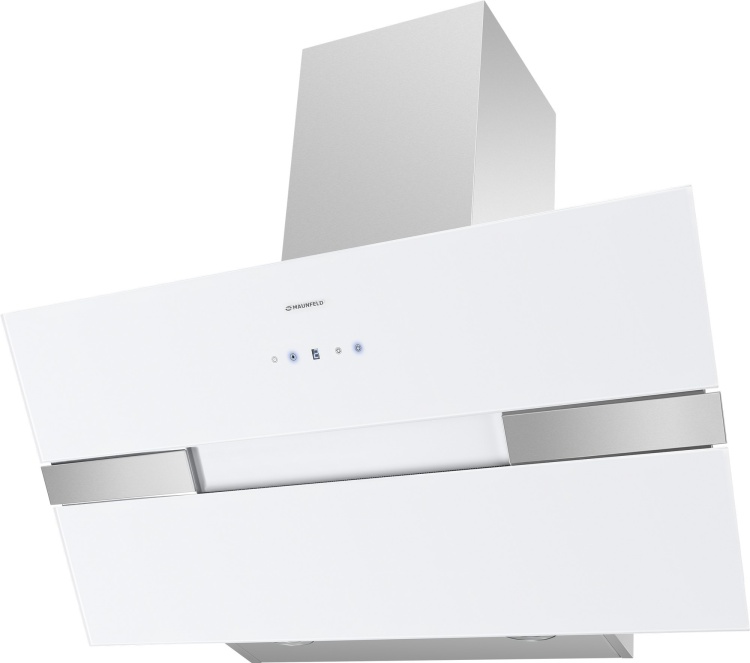 Вытяжка MAUNFELD MERSEY 90 WHITE Glass WHITE белый