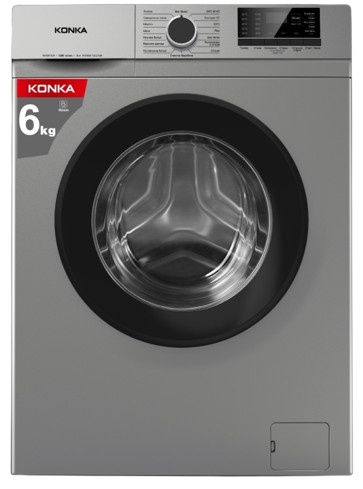 Стиральная машина KONKA KWM06-12L21BS серый