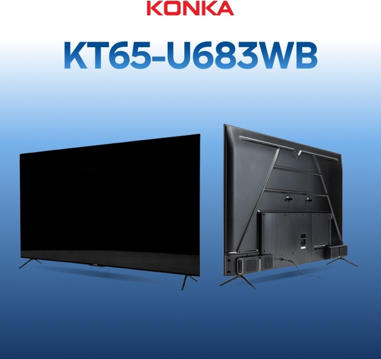 Телевизор KONKA KT65-U683WB 165 см черный