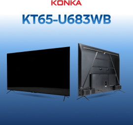 Телевизор KONKA KT65-U683WB 165 см черный