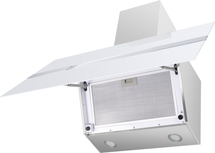 Вытяжка MAUNFELD MERSEY 90 WHITE Glass WHITE белый