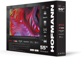 Телевизор Hofmann TV55S1WOSMHF 140 см черный