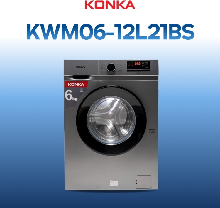 Стиральная машина KONKA KWM06-12L21BS серый