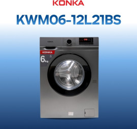 Стиральная машина KONKA KWM06-12L21BS серый