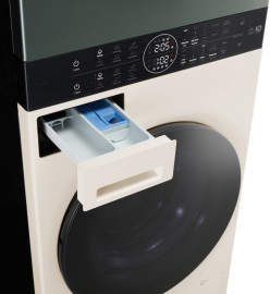 Стиральная машина LG W4W8LVKK2HM зеленый, бежевый