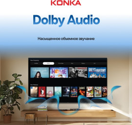 Телевизор KONKA KT50-Q682WB 127 см черный