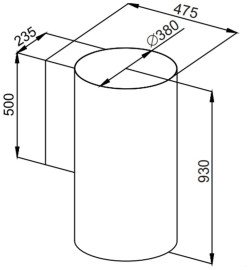 Вытяжка MAUNFELD Lee Wall sensor 39 черный