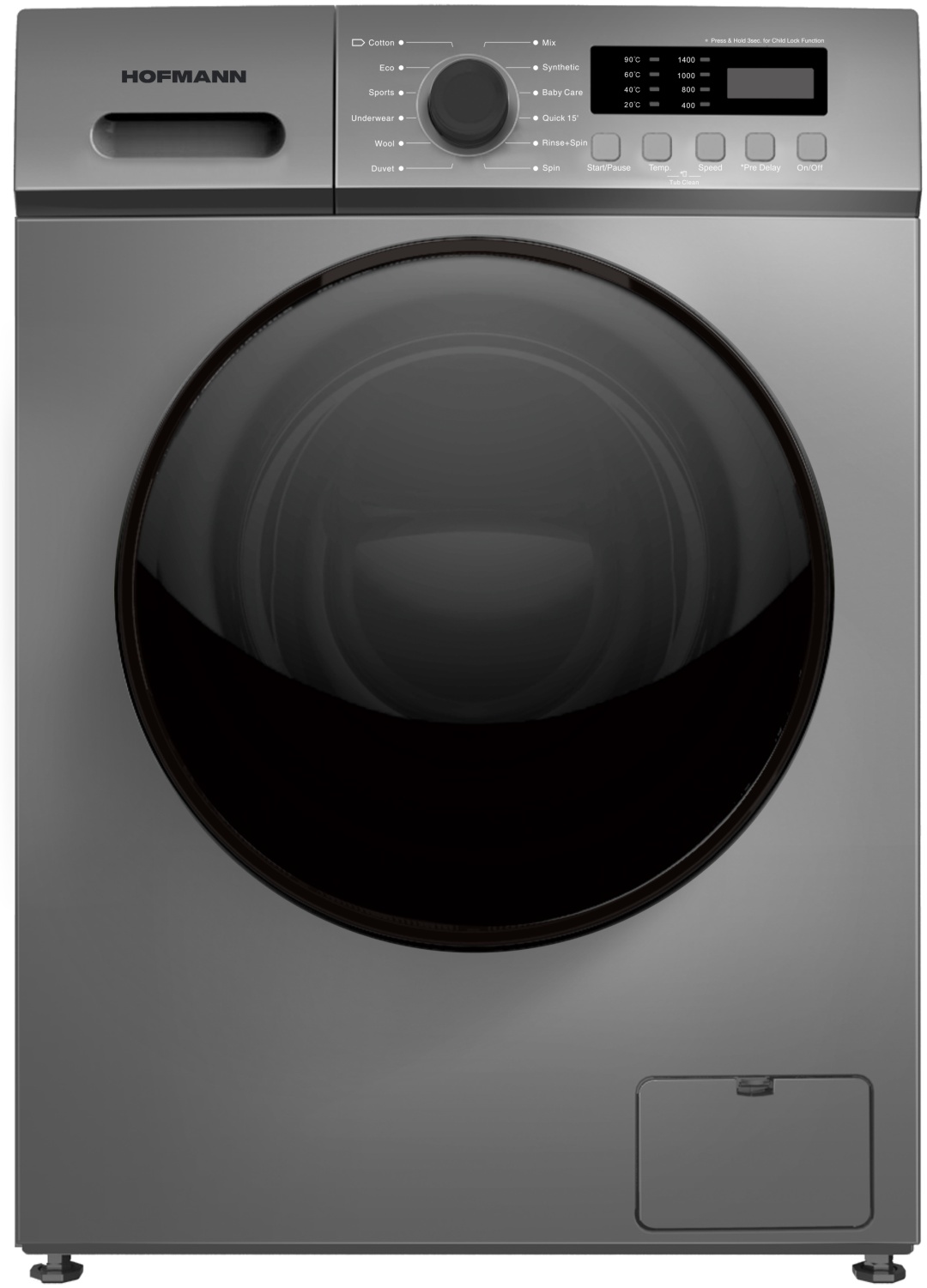 Стиральная машина Hofmann WM610BDG2/HF серый