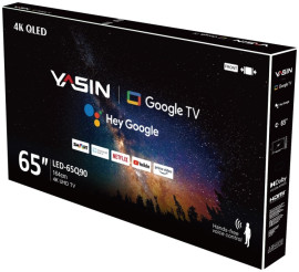 Телевизор Yasin 65Q90 165 см черный