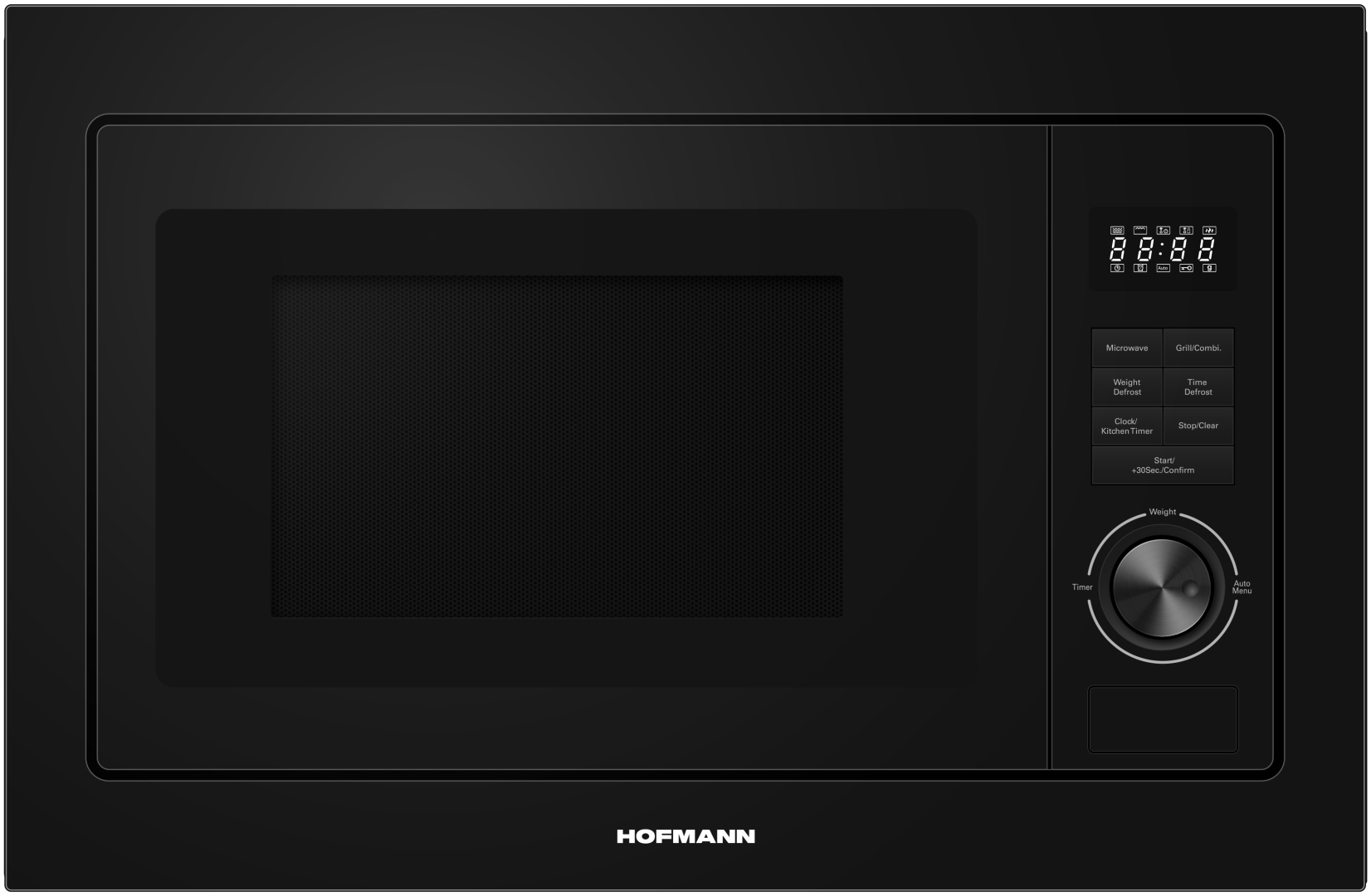 Микроволновая печь Hofmann MWBS25BG2HF черный