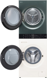 Стиральная машина LG W4W8LVKK2HM зеленый, бежевый