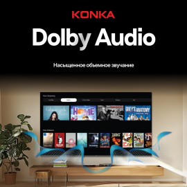 Телевизор KONKA KT50-U683WB 127 см черный